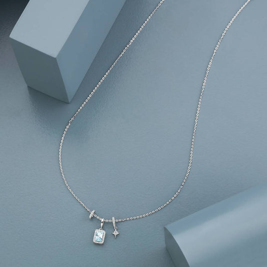 92.5 Sterling Silver Pendant Necklace