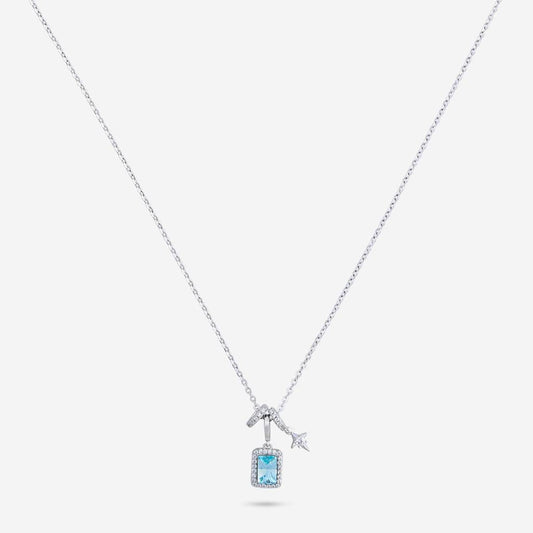 92.5 Sterling Silver Pendant Necklace